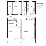 Hyr ett 3-rums lägenhet på 75 m² i Sibbhult
